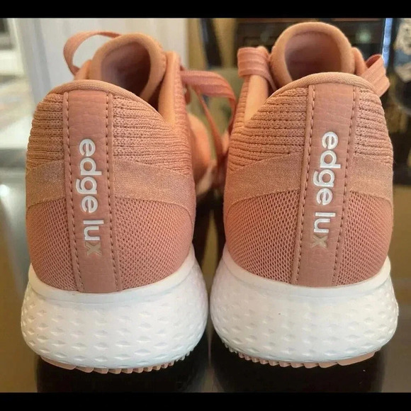 NEW!! Women’s adidas Edge Lux 4 Primegreen Blush Pink SAMPLE Prototype Size 7 - Picture 5 of 9